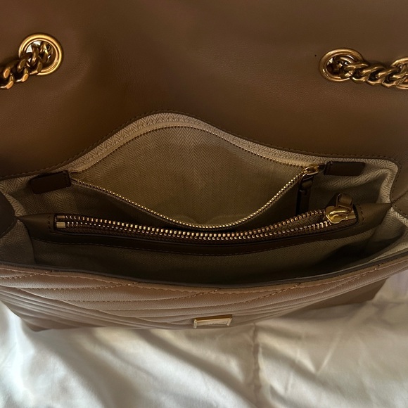 Tory Burch Brown Quilted Shoulder Bag - Picture 2 of 5